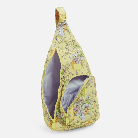 Vera Bradley Sunlit Garden Sling Crossbody Backpack NWT Retired Print - Picture 4 of 9